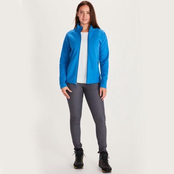 Marmot Women's Rocklin Full Zip Jacket Classic Blue L - Picture 4 of 4